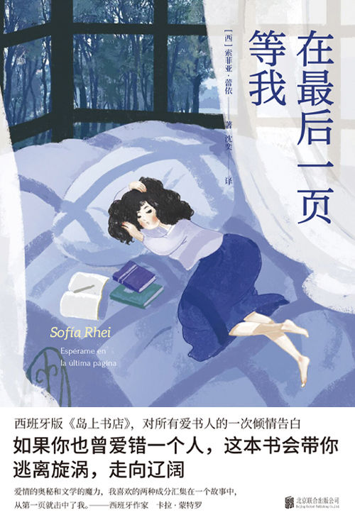 在最后一页等我【西班牙版《岛上书店》，对所有爱书人的一次倾情告白！文学有治愈的力量吗？这本小说给出了答案。如果你也曾爱错一个人，这本书会带你逃离旋涡，走向辽阔。】