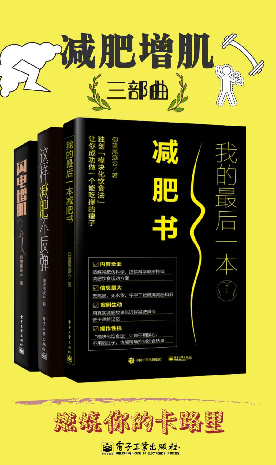 减肥增肌三部曲(我的最后一本减肥书、这样减肥不反弹、闪电增肌)