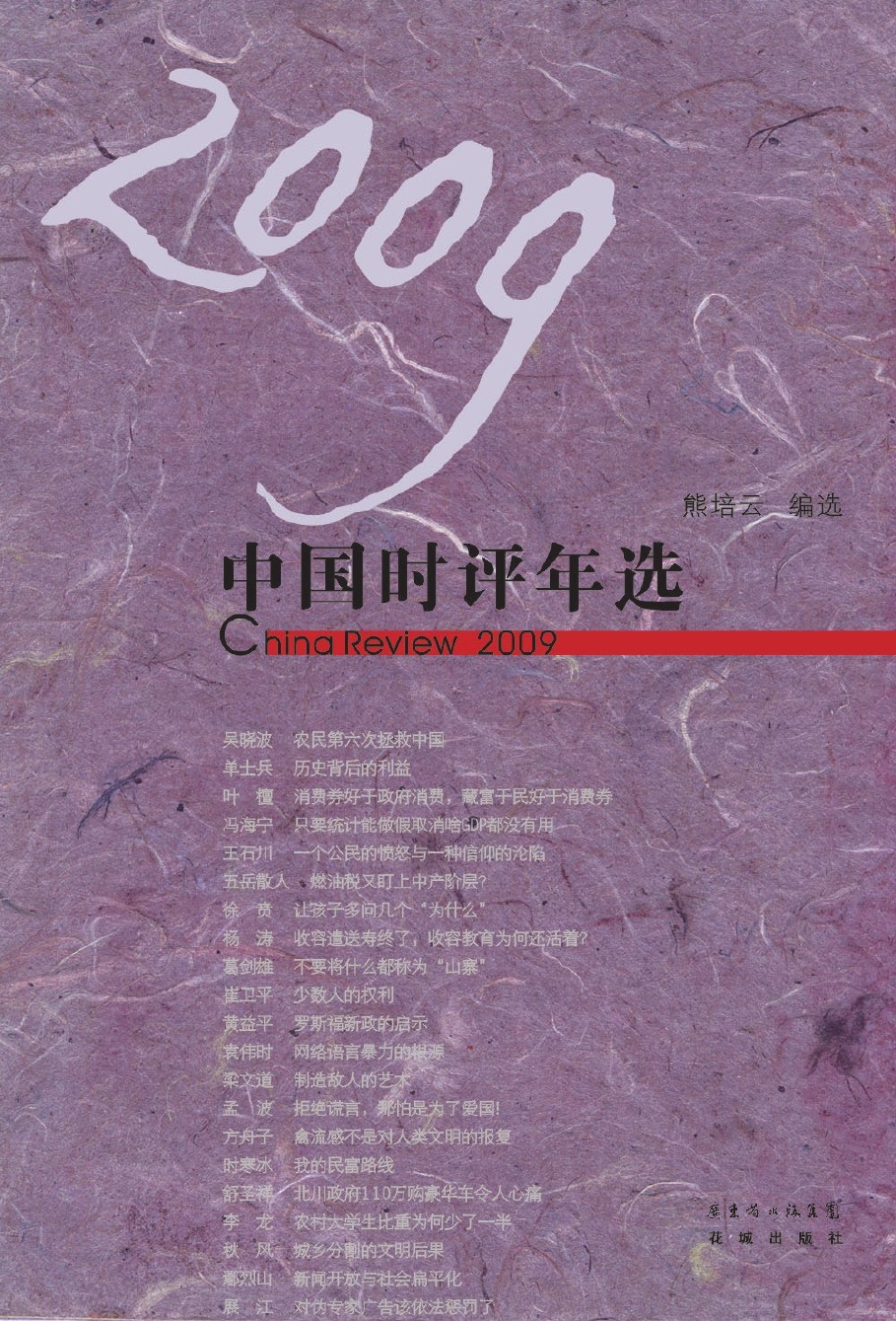 2009时评年选