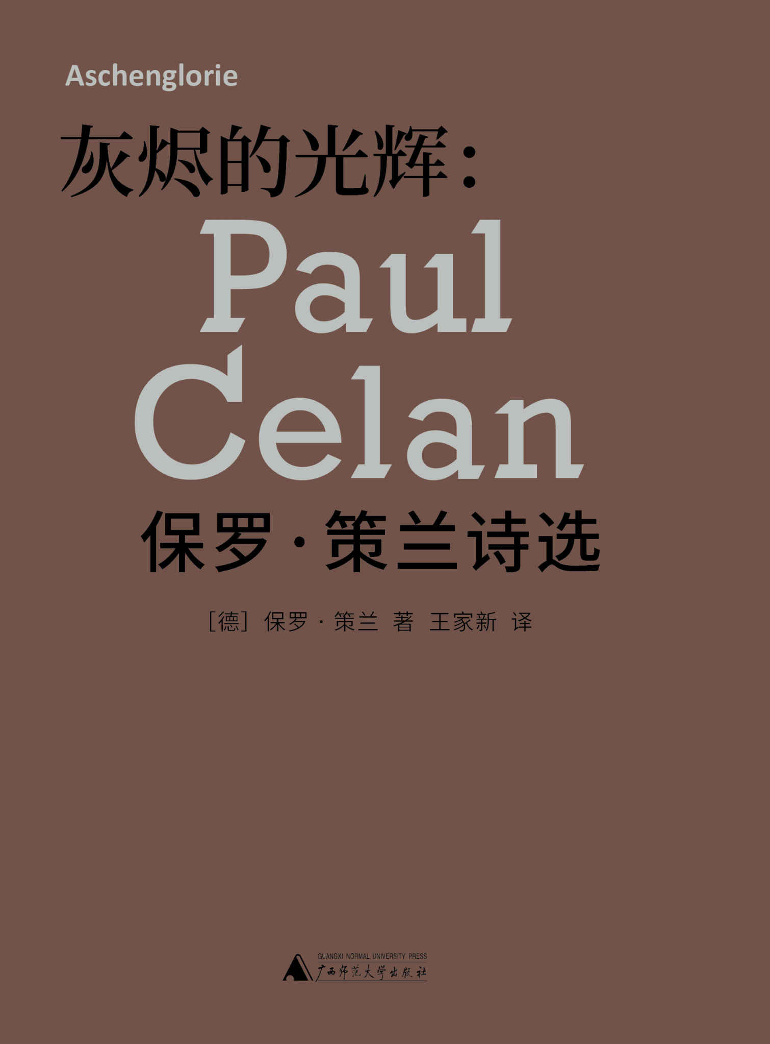 灰烬的光辉：保罗策兰诗选
