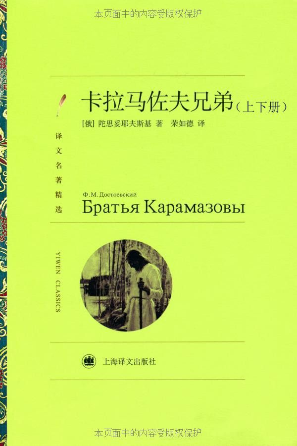 卡拉马佐夫兄弟(套装上下册) (译文名著精选)