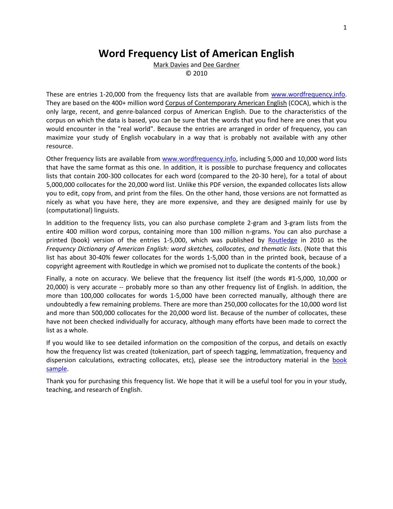 美国当代英语语料库COCA词频20000 高频2W （完整）.pdf