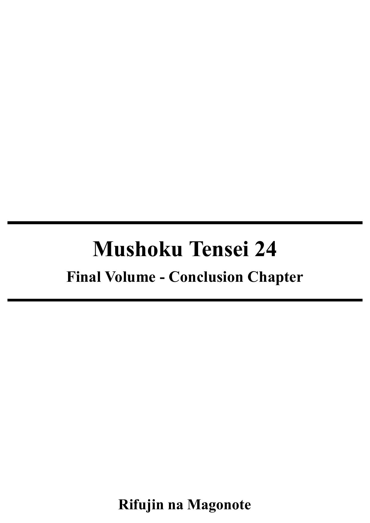 Mushoku Tensei V24 - Final Volume - Conclusion Chapter