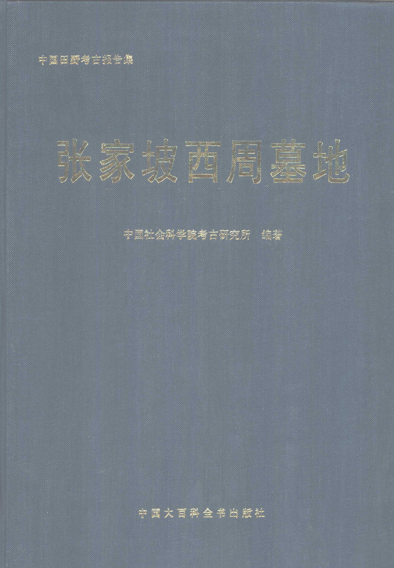 张家坡西周墓地（中国田野考古报告集考古学专刊丁种第五十七号）