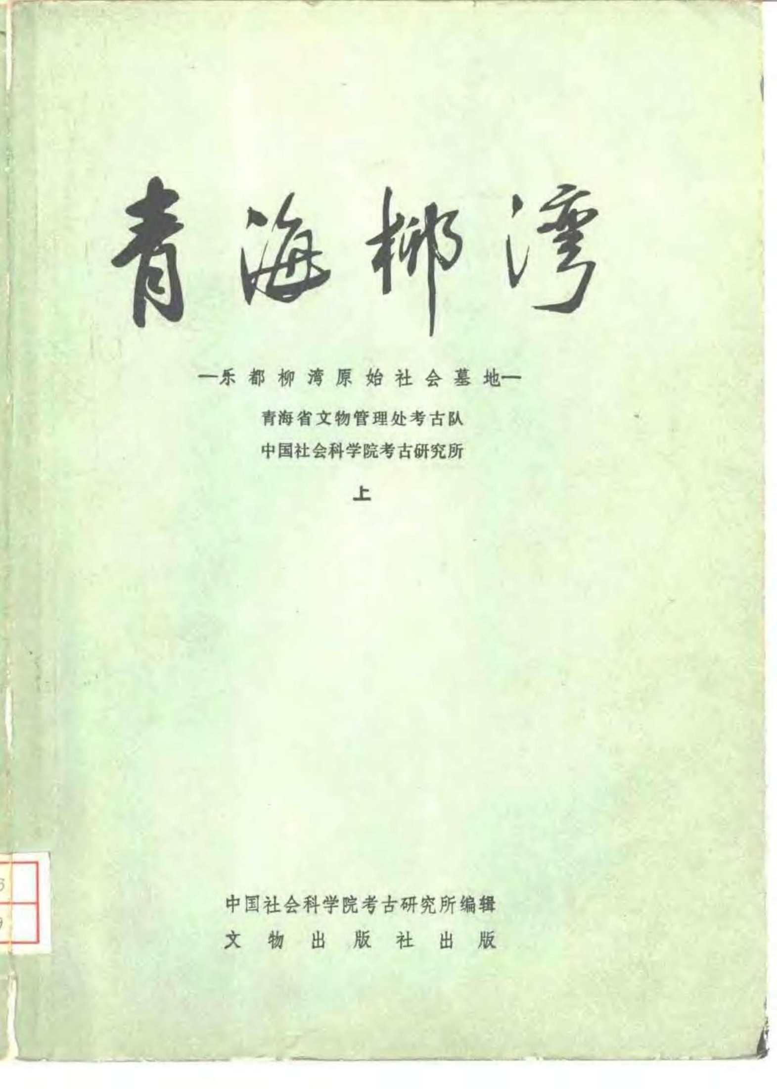 青海柳湾 乐都柳湾原始社会墓地 （上）