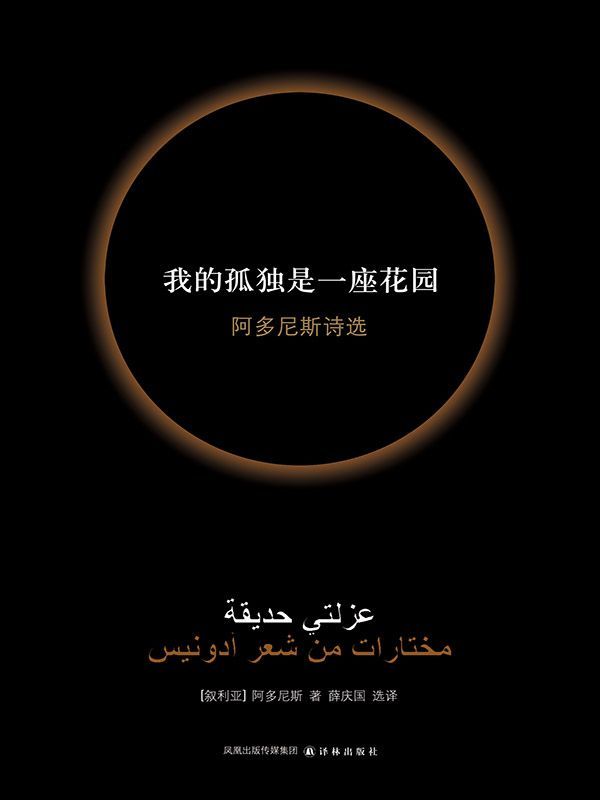 我的孤独是一座花园：阿多尼斯诗选
